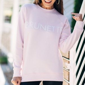 NEW/NEVER WORN Brunette the Label sweatshirt